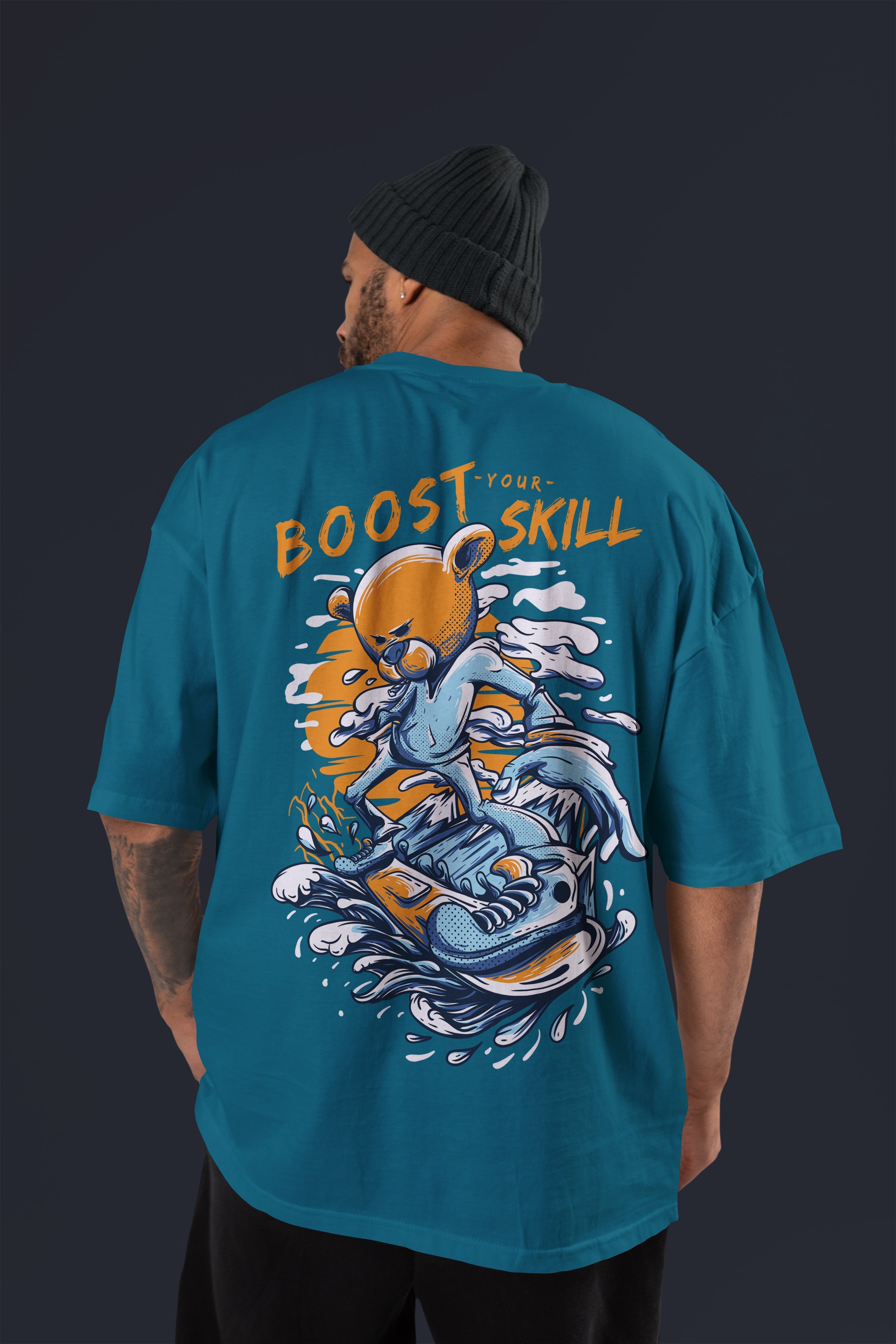 BOOST SKILL Tshirt (Vrystal Teal)