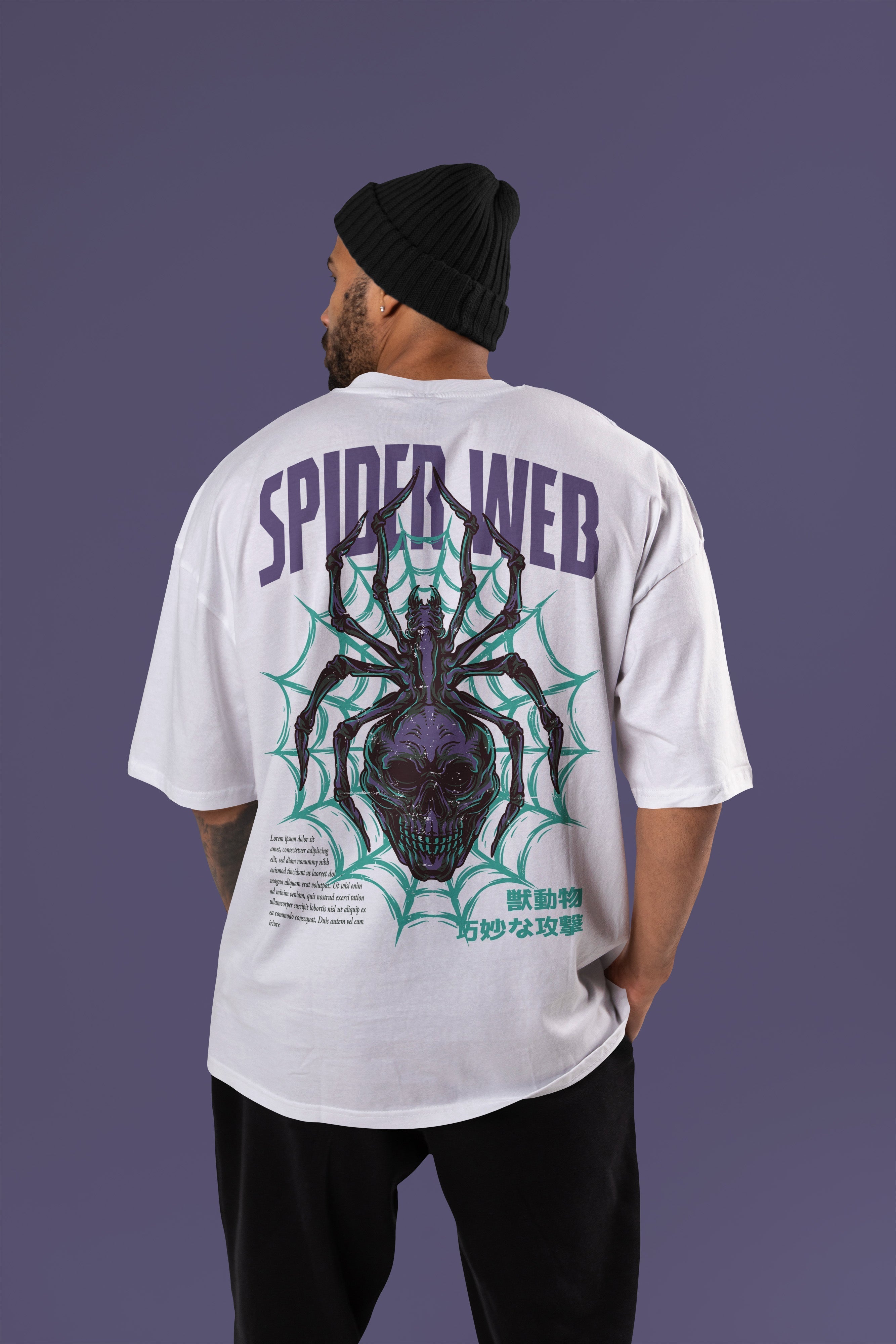 SPIDER WEB Tshirt (White)