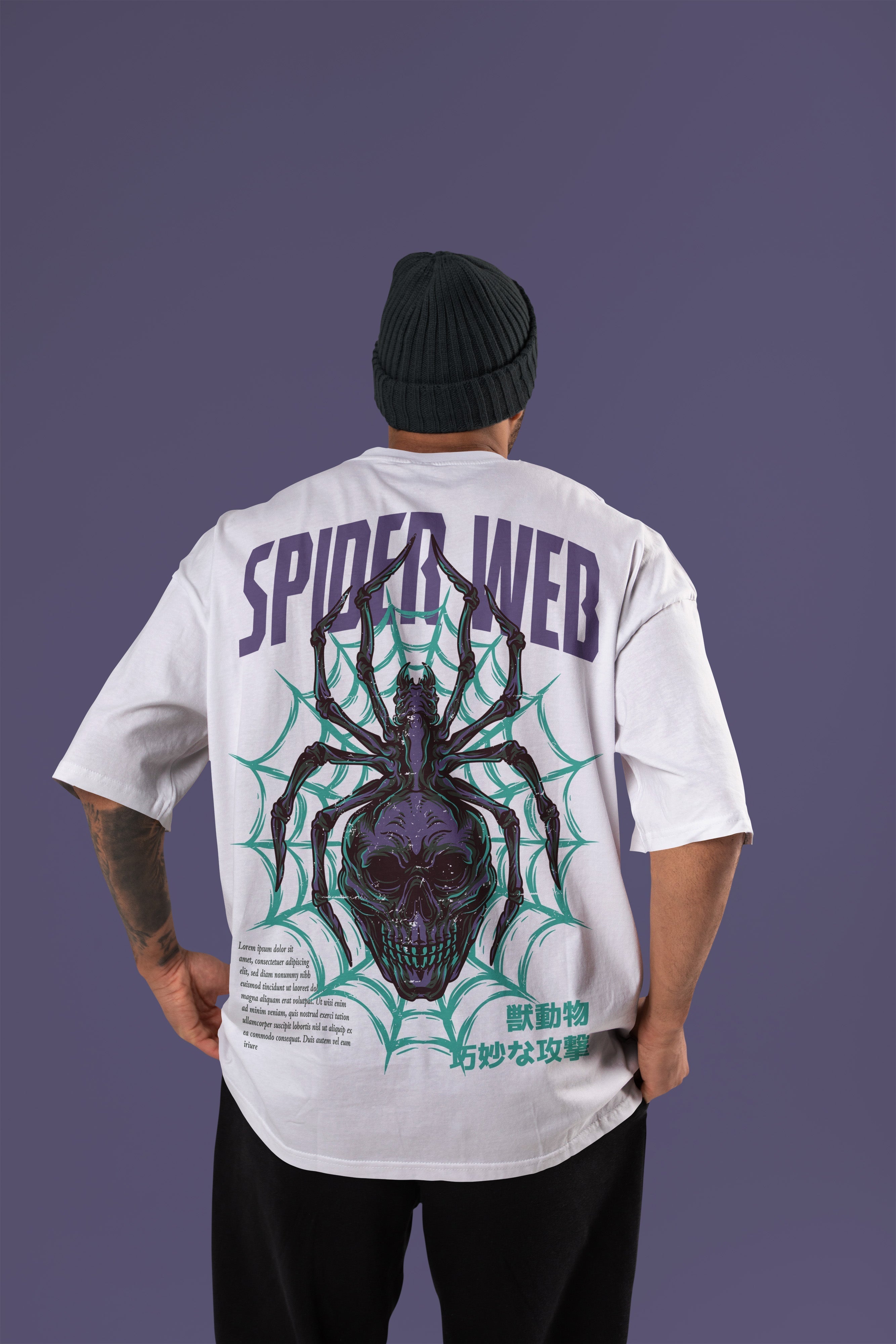 SPIDER WEB Tshirt (White)