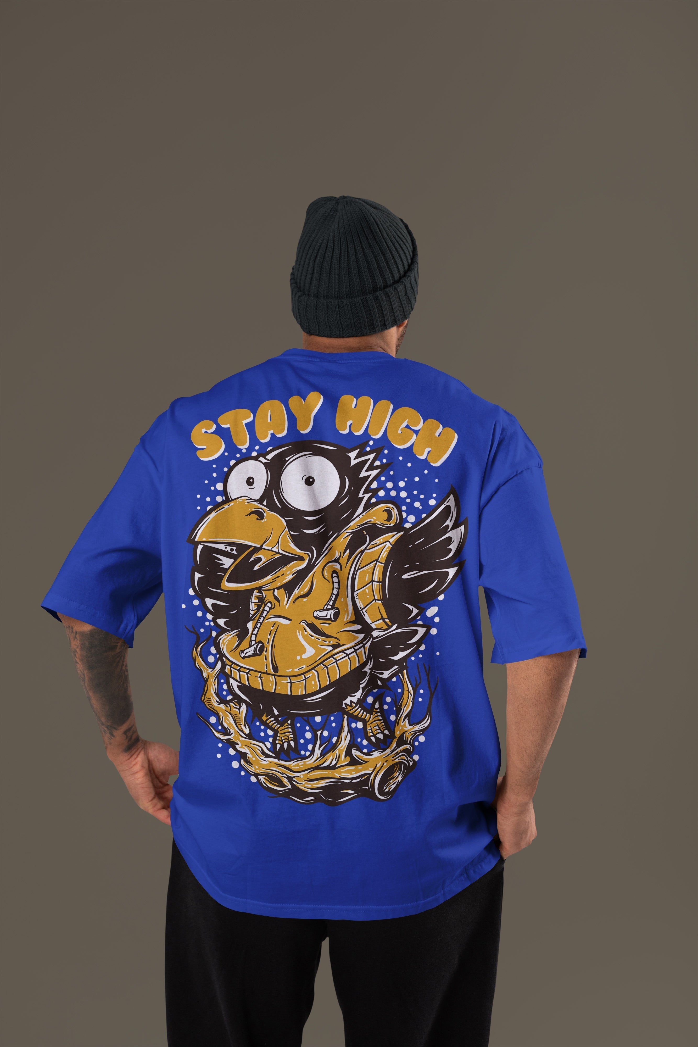 STAY HIGH Tshirt (Royal Blue)