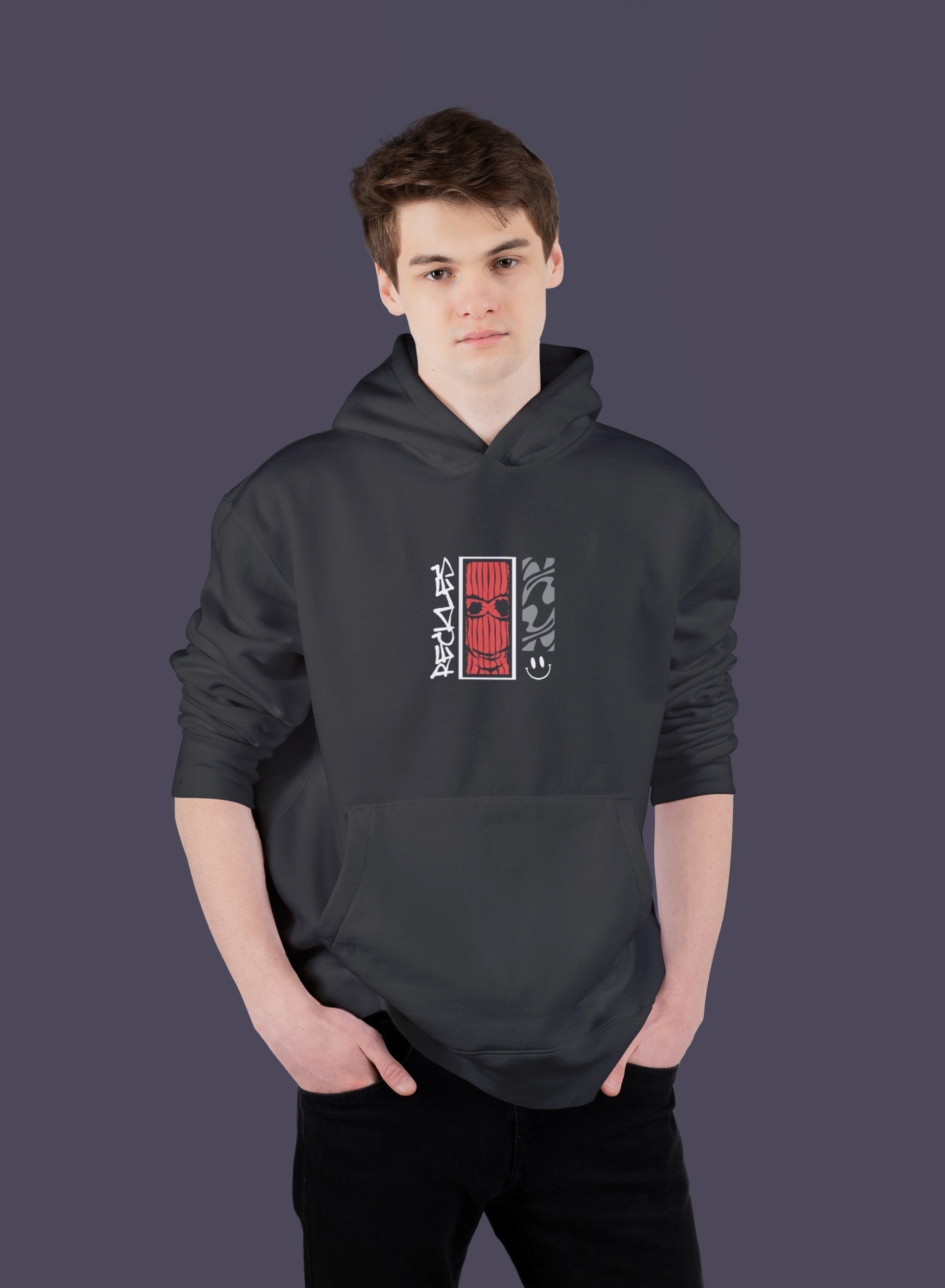 RACKLESS Oversize Hoodie (Black)
