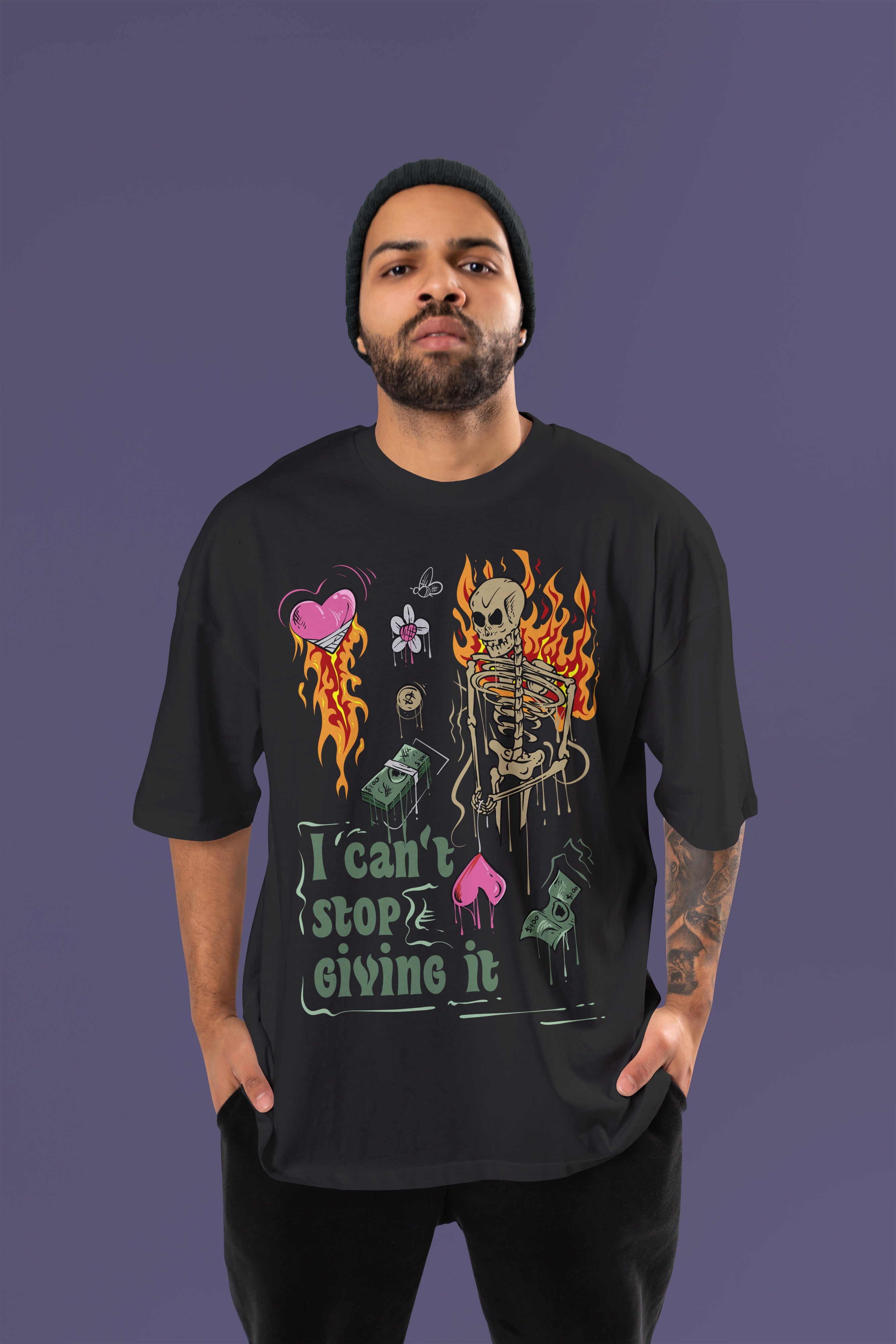 DEADLOVE Oversize Tshirt (Black)