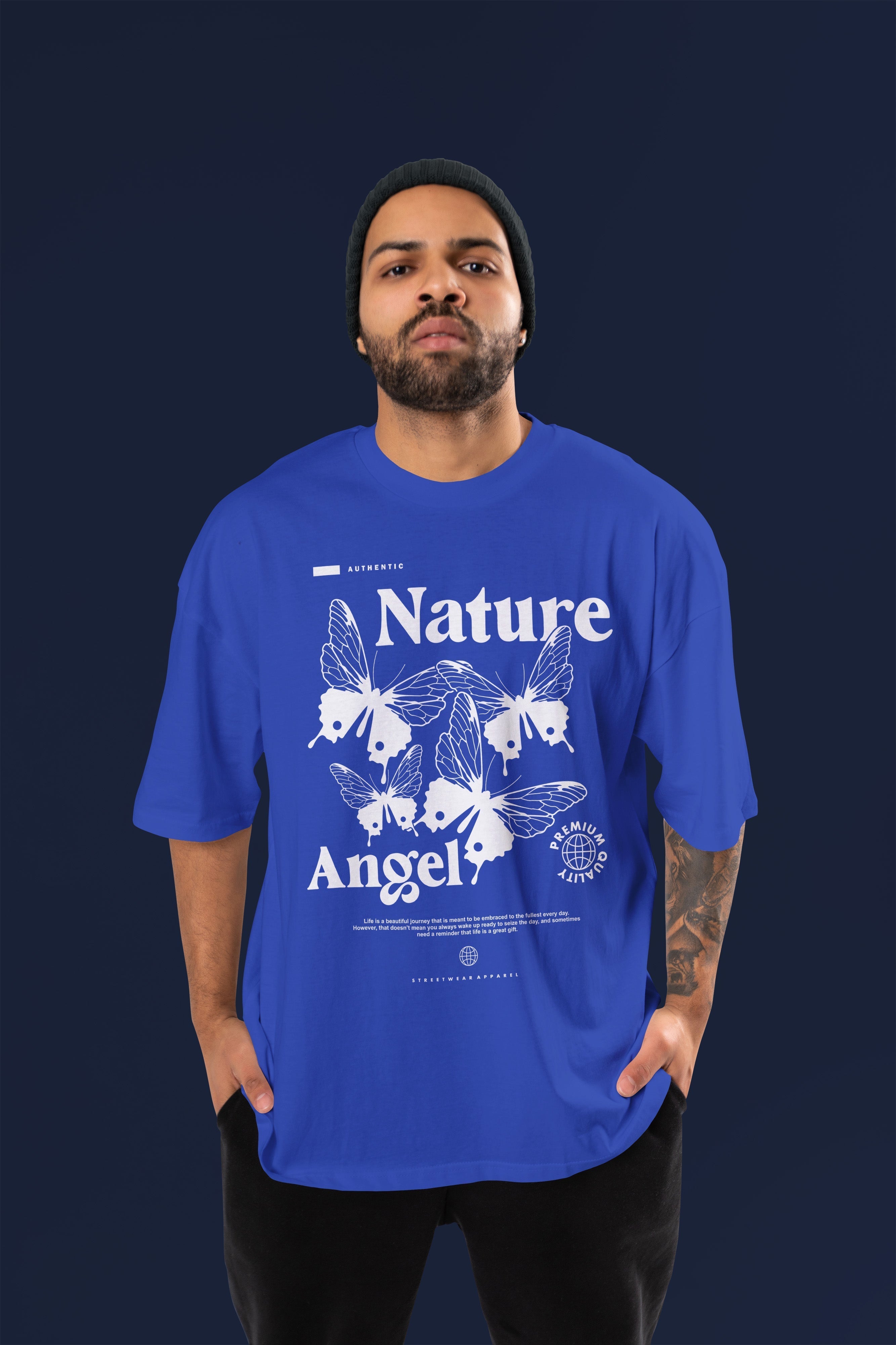 NATURE LOVE Tshirt (Royal Blue)