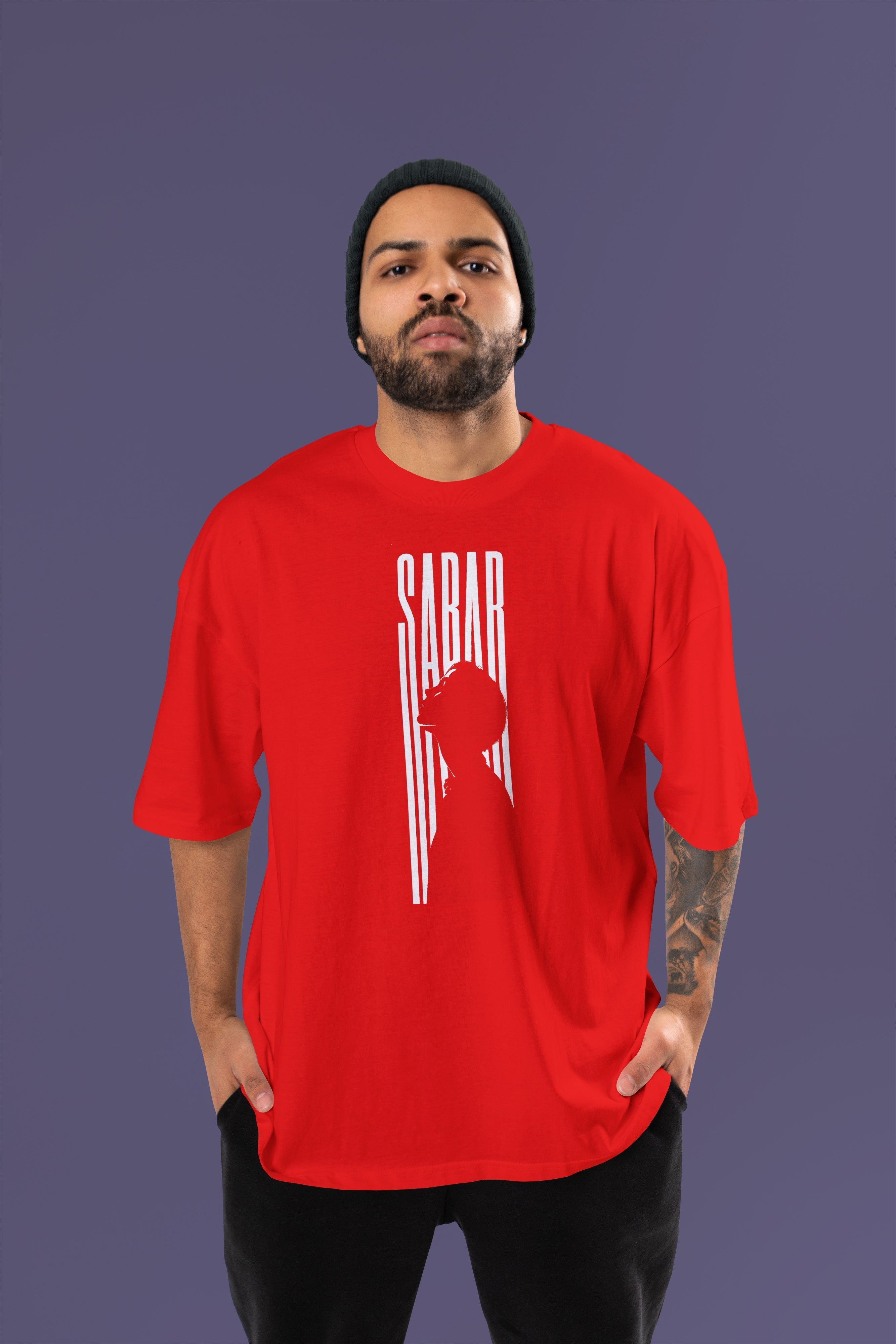 SABAR Oversize Tshirt (Red)