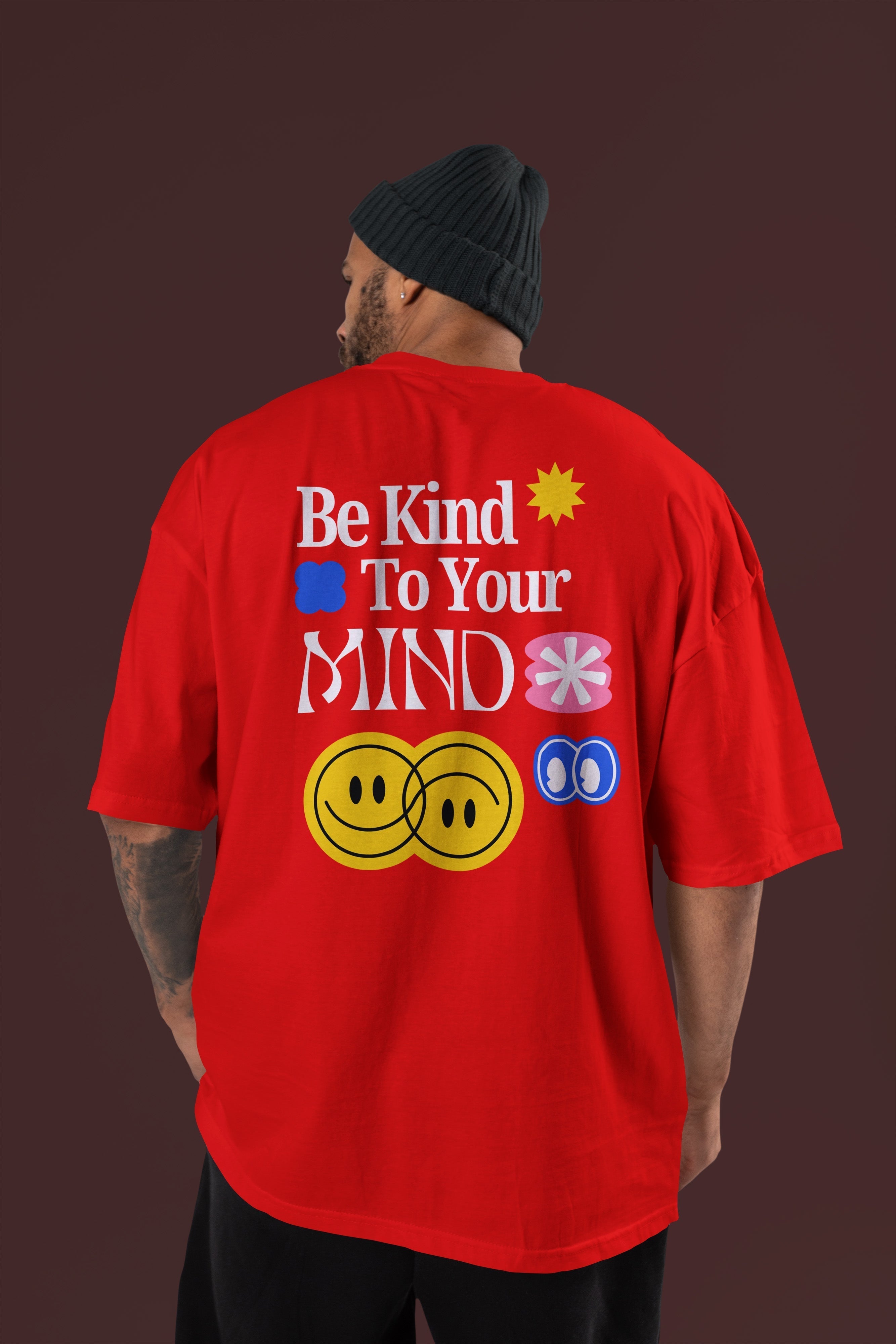 MIND Oversize Tshirt (Red)