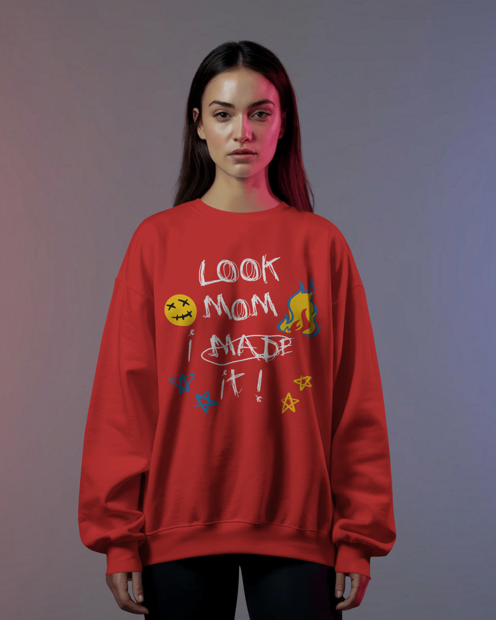 MOM Sweatshirt (Red)