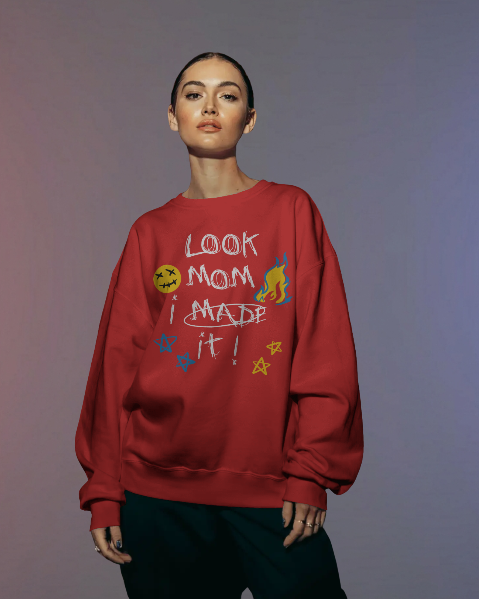 MOM Sweatshirt (Red)