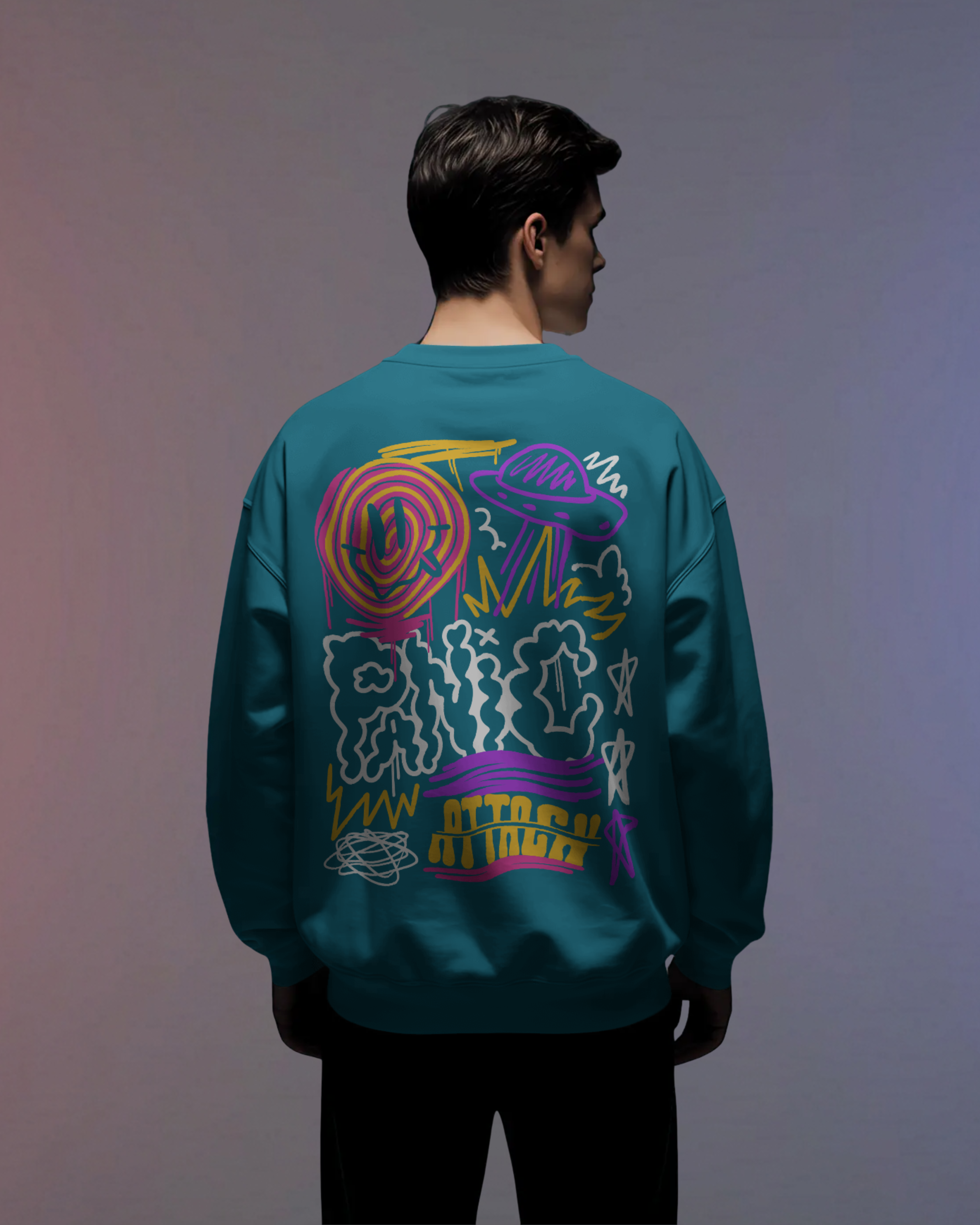PANIC Sweatshirt (Teal)
