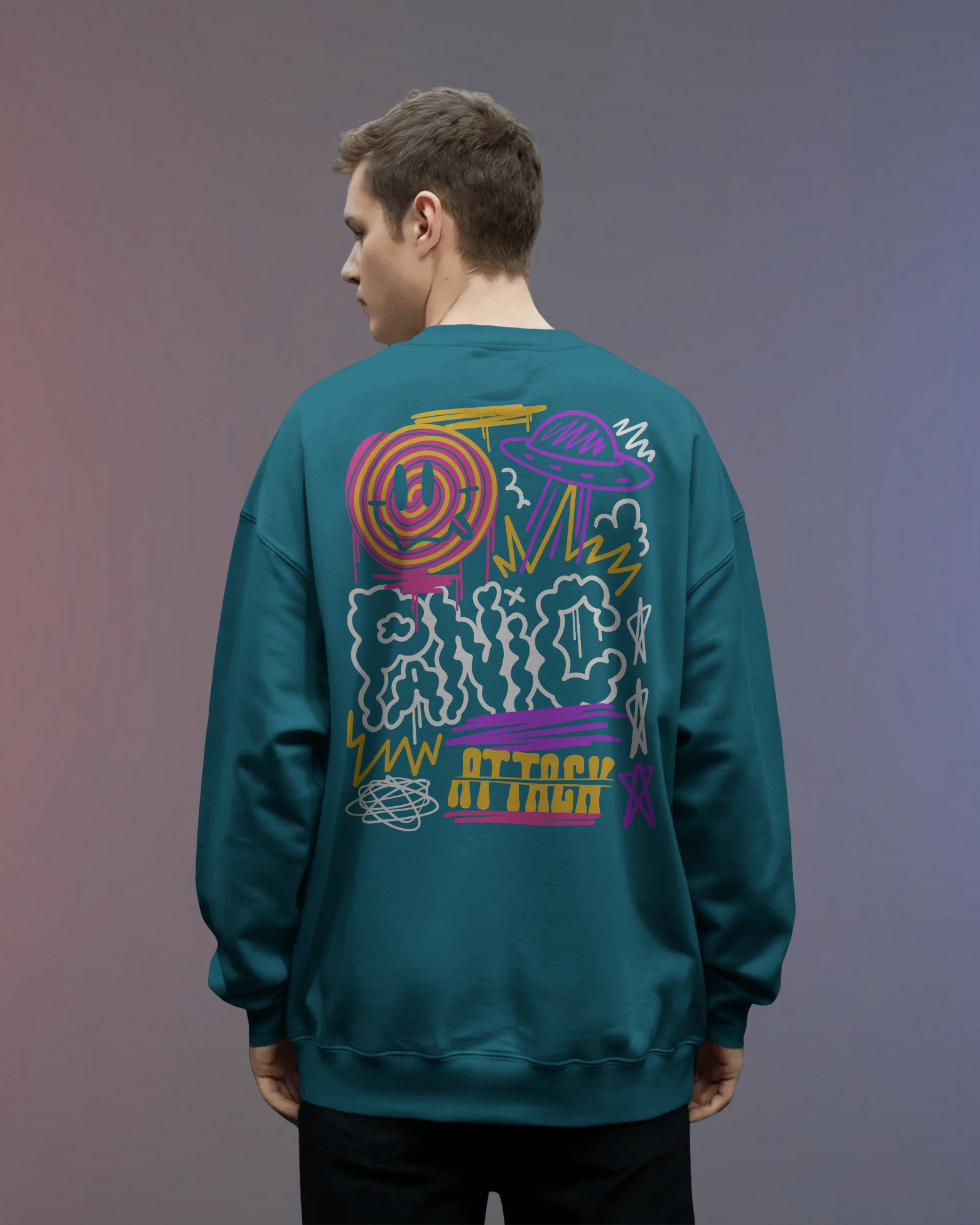 PANIC Sweatshirt (Teal)