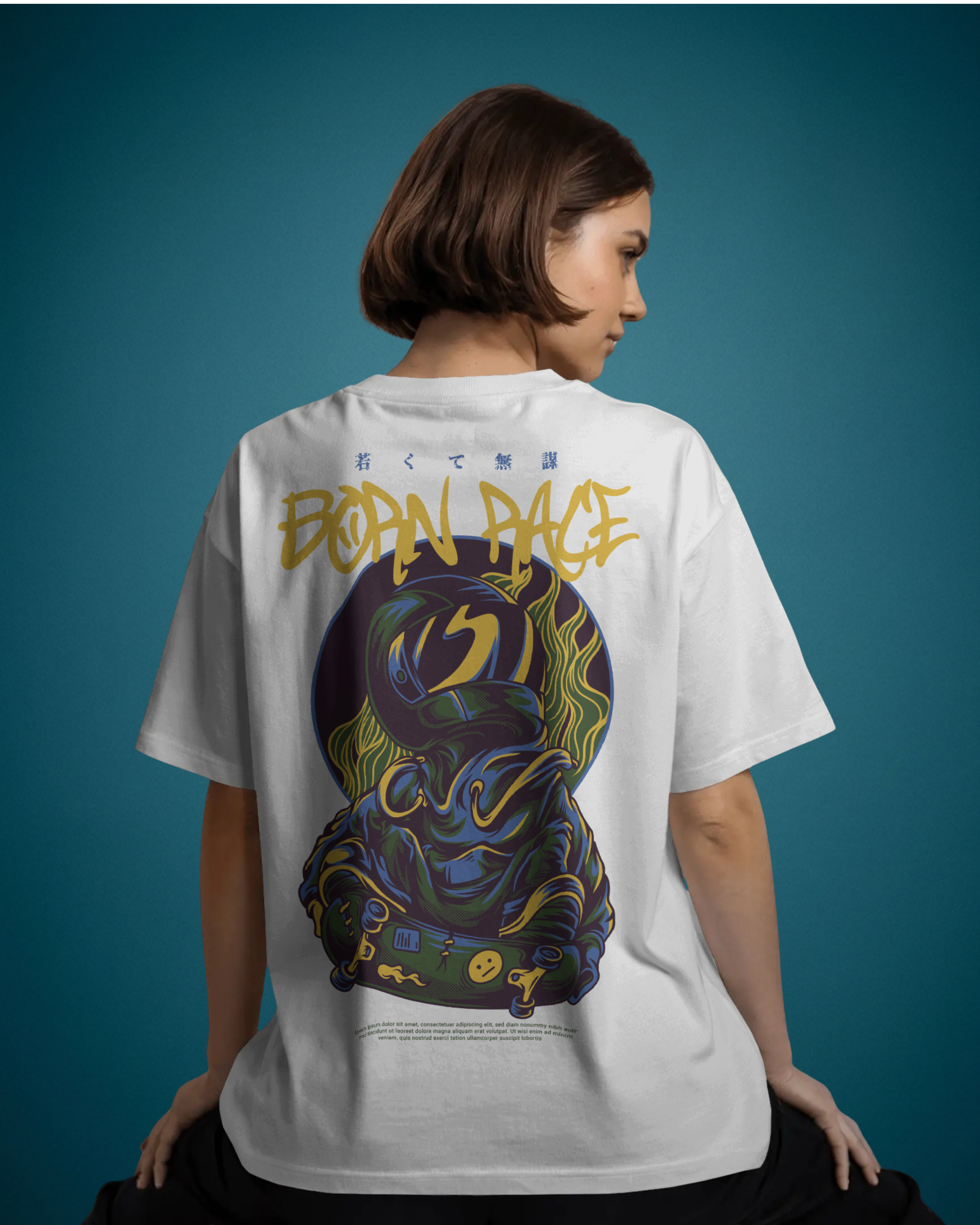 BORN RACE Tshirt (White)