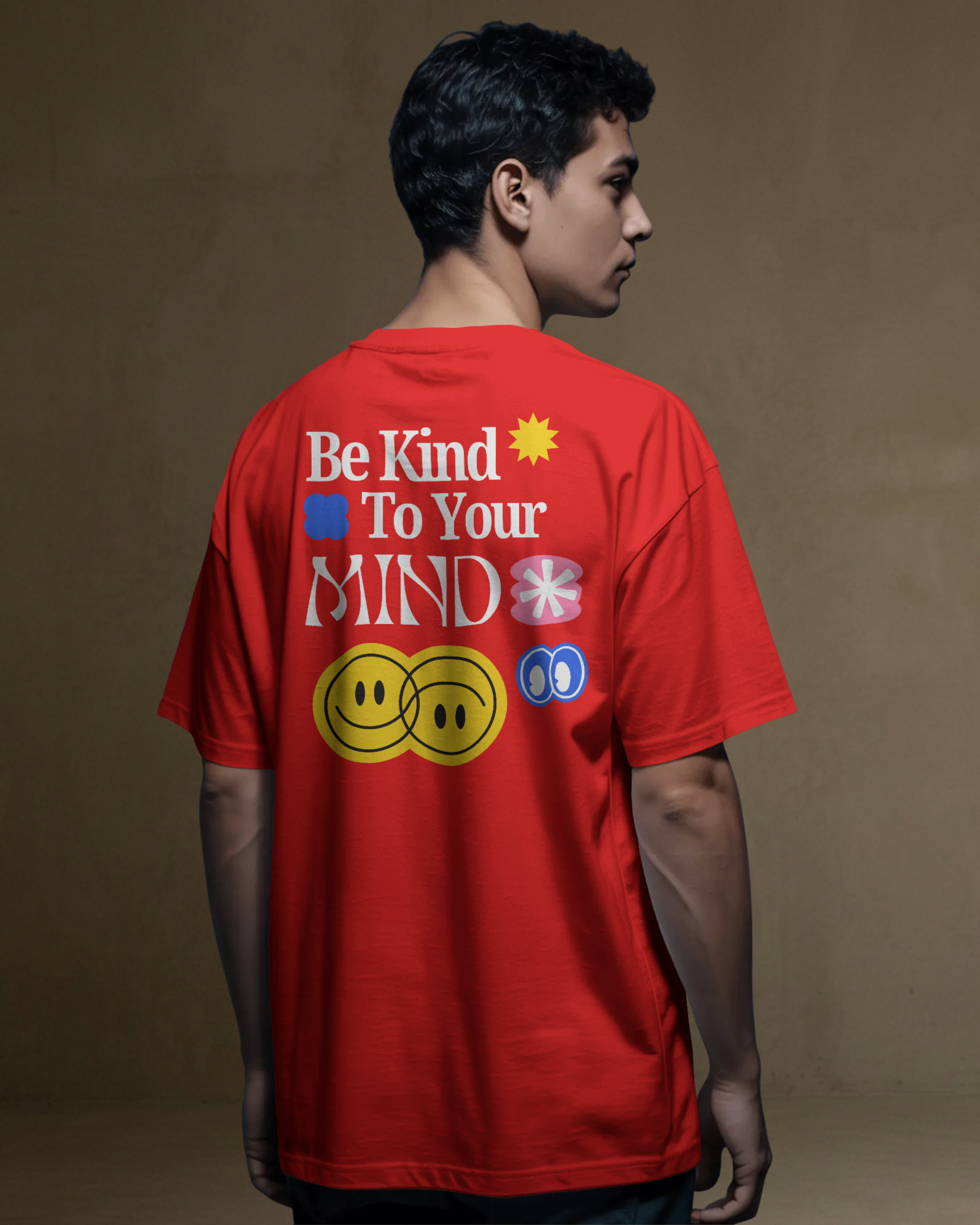 MIND Oversize Tshirt (Red)