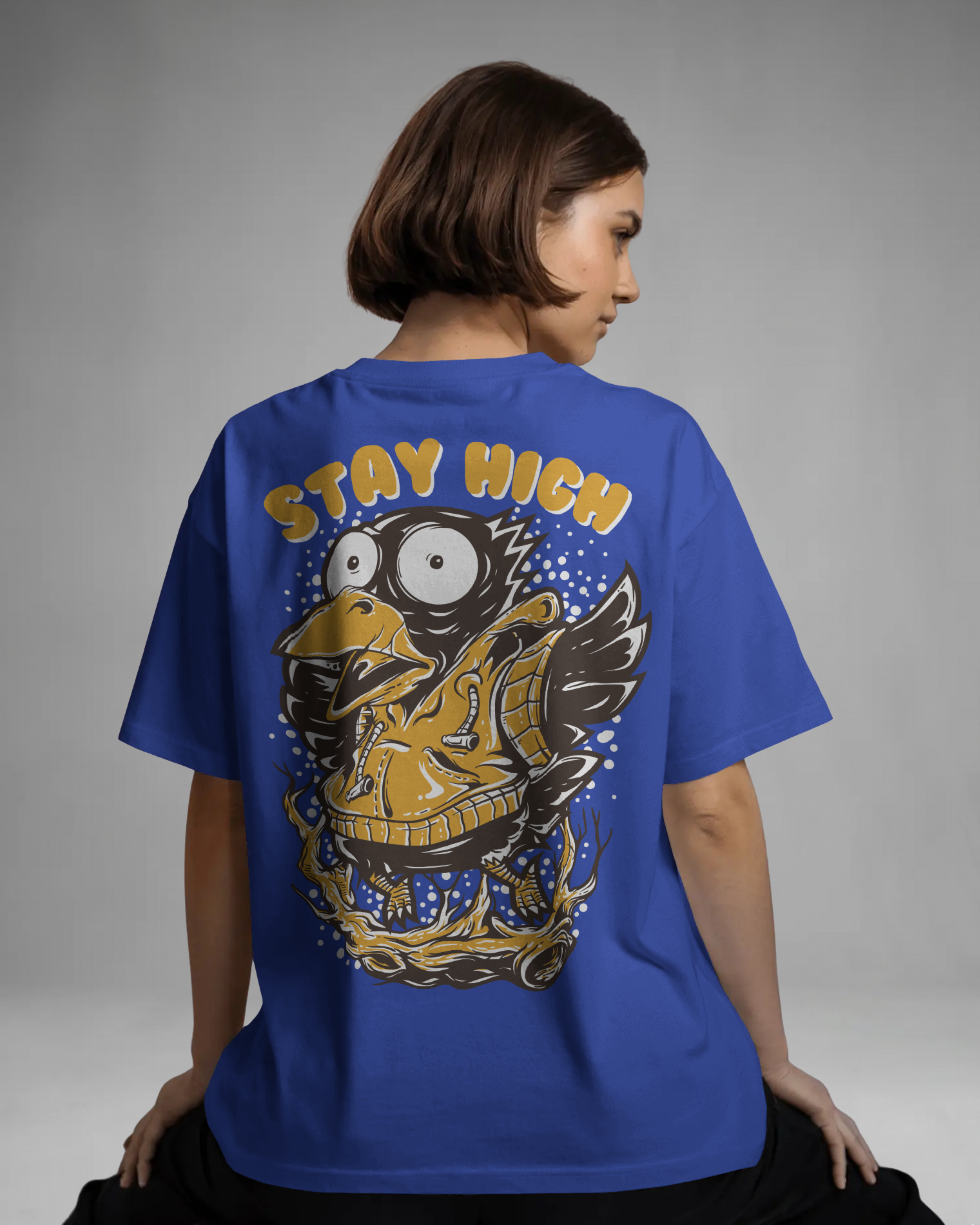 STAY HIGH Tshirt (Royal Blue)