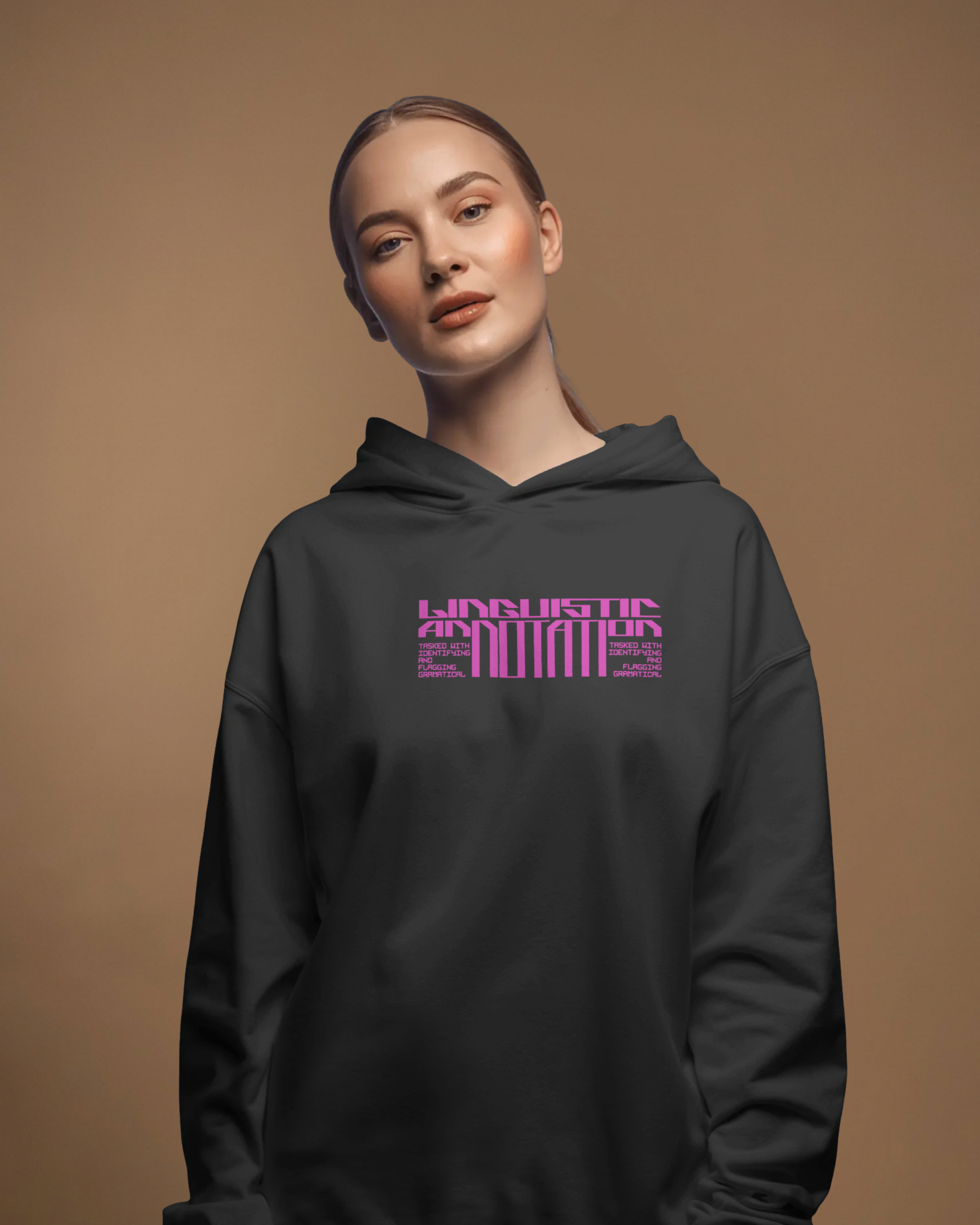 LINGUISTIC Hoodie (Black)