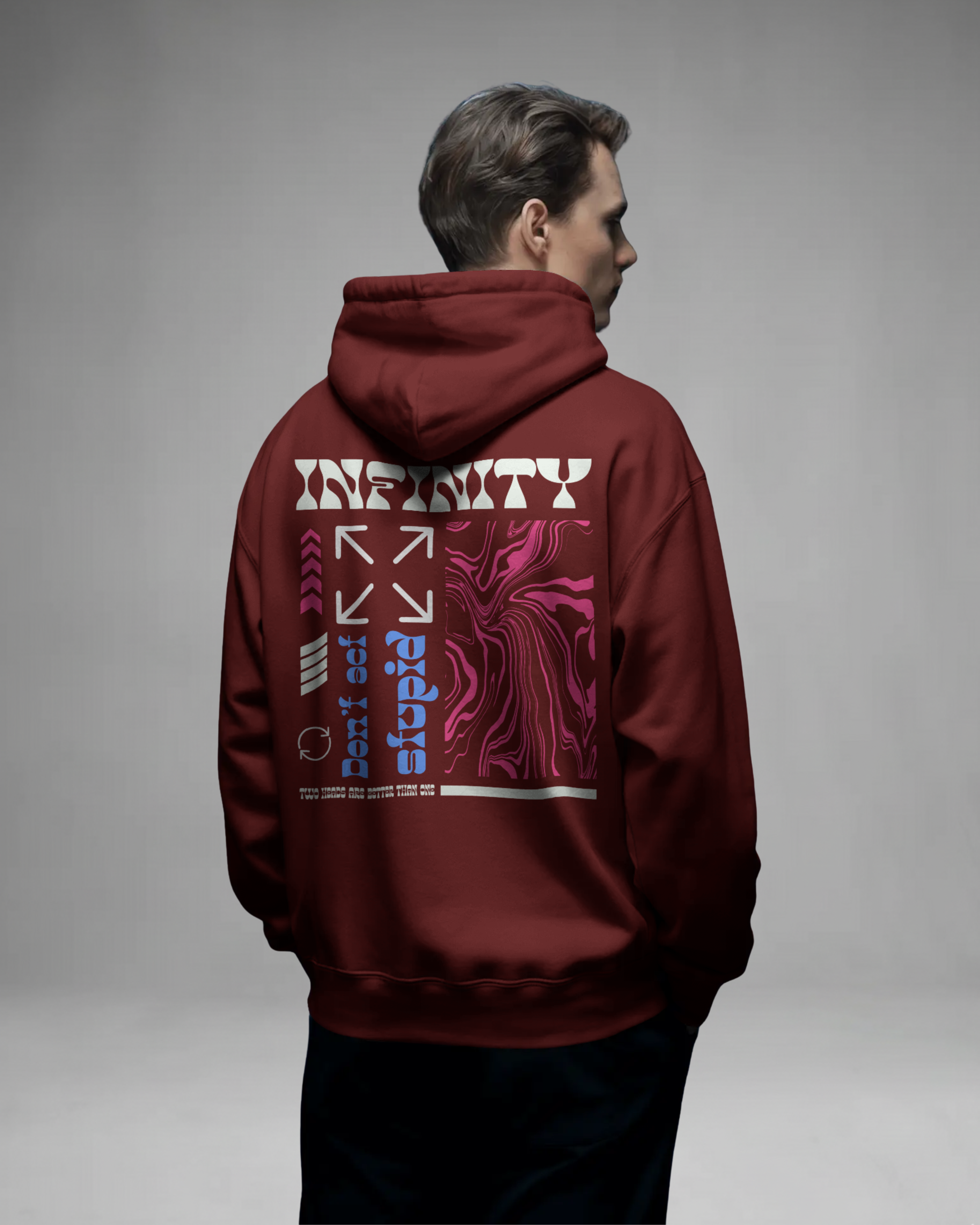 INFINITY  Hoodie (Maroon)