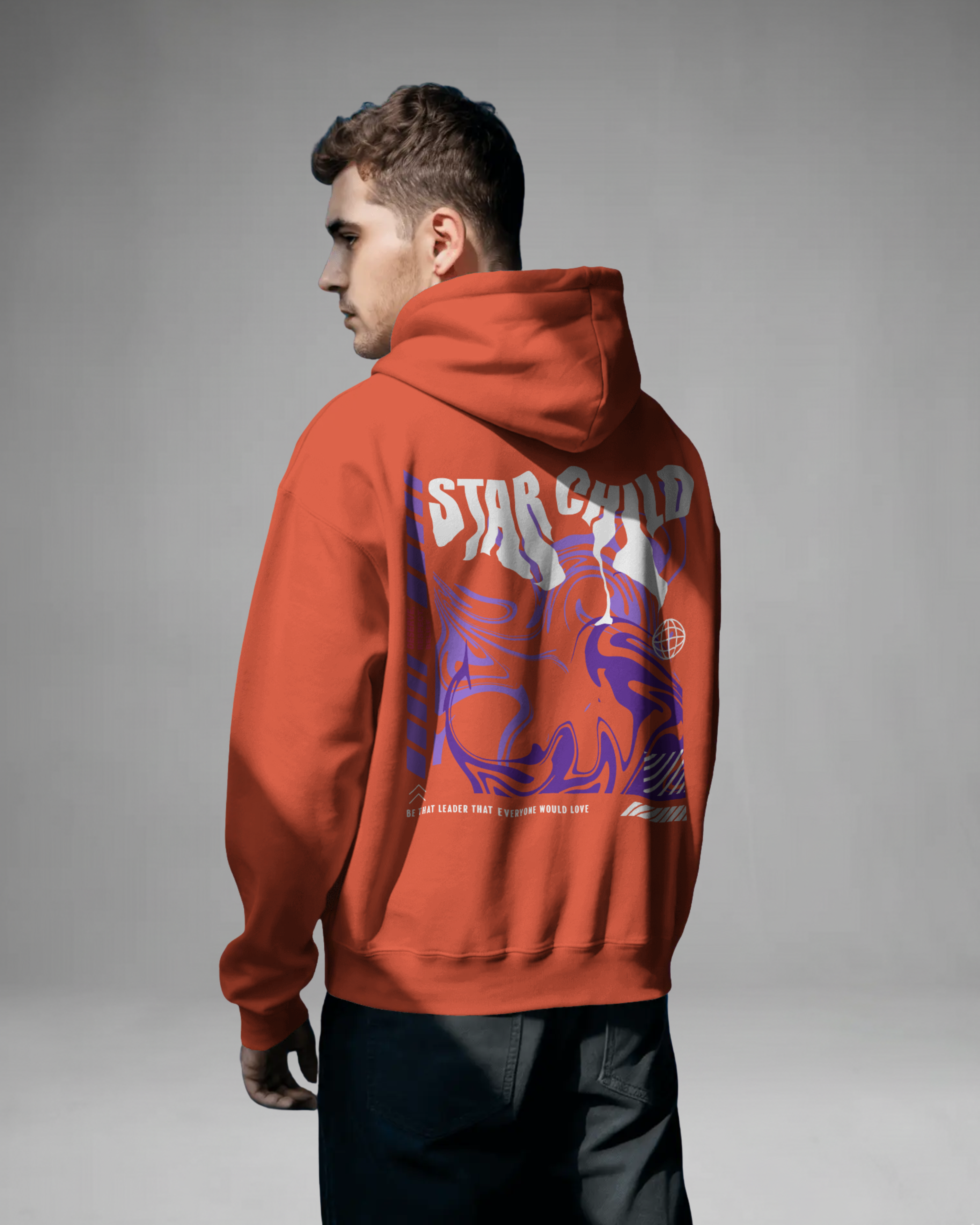 STAR CHILD Hoodie (Orange)