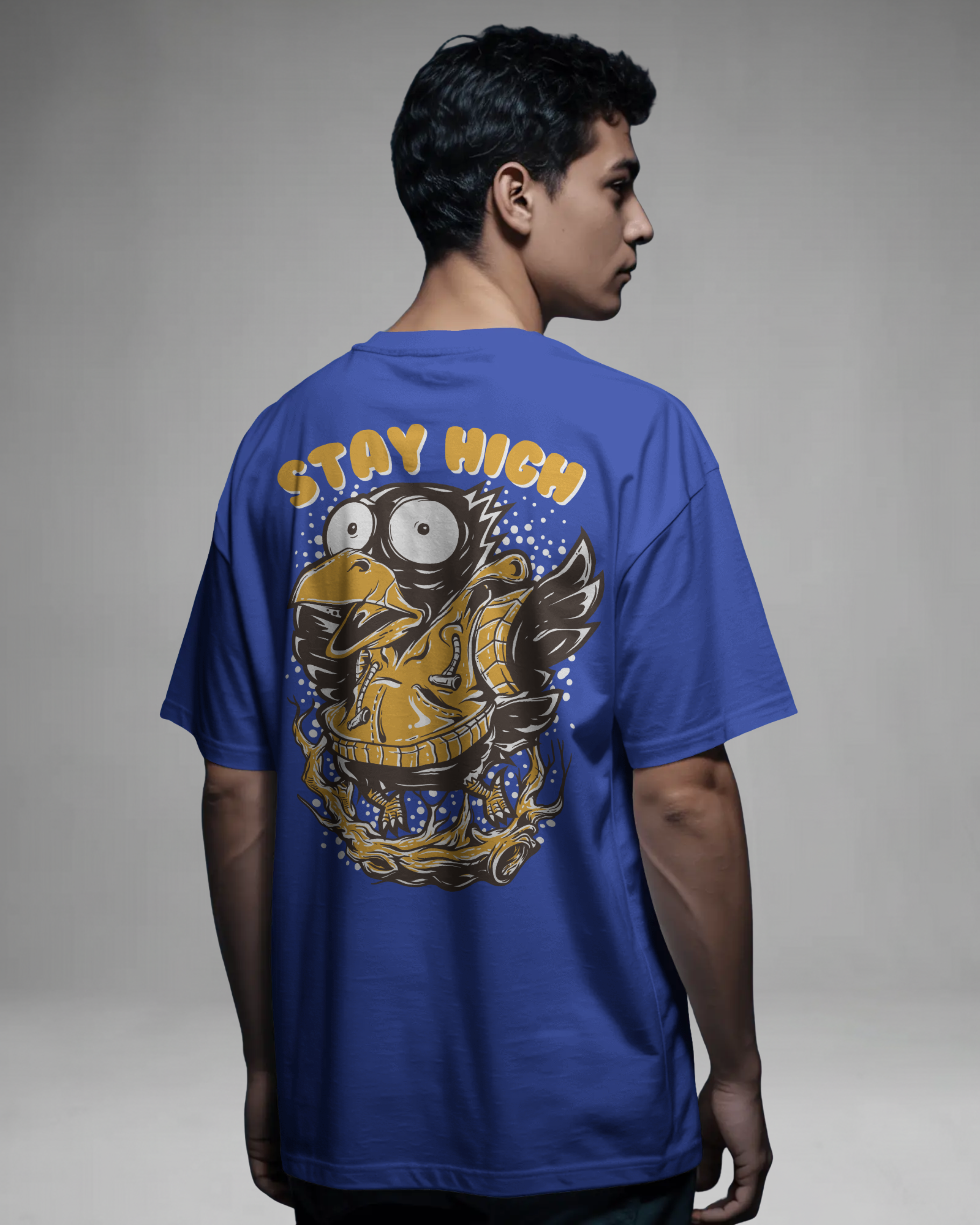 STAY HIGH Tshirt (Royal Blue)
