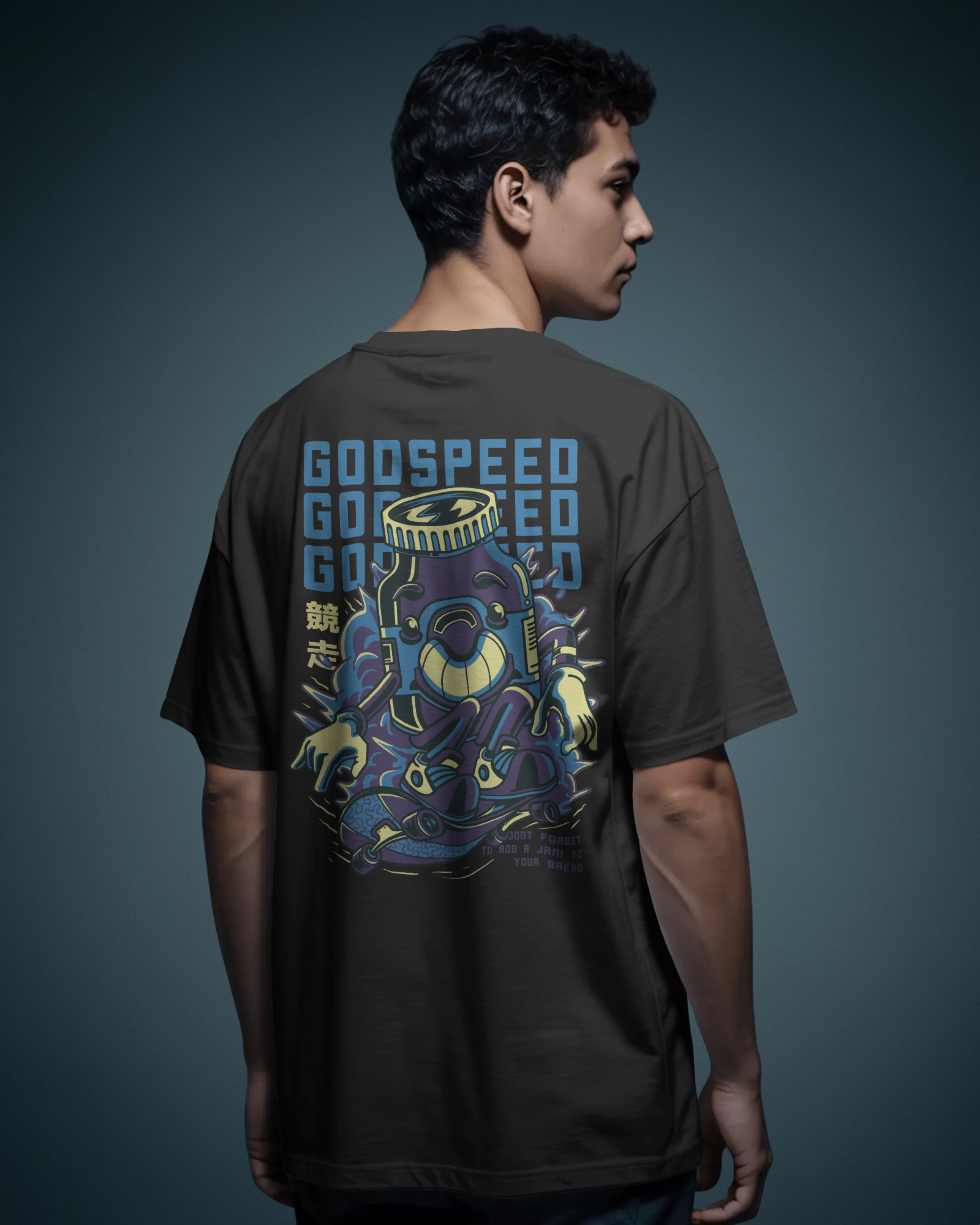GODSPEED Oversize Tshirt (Black)