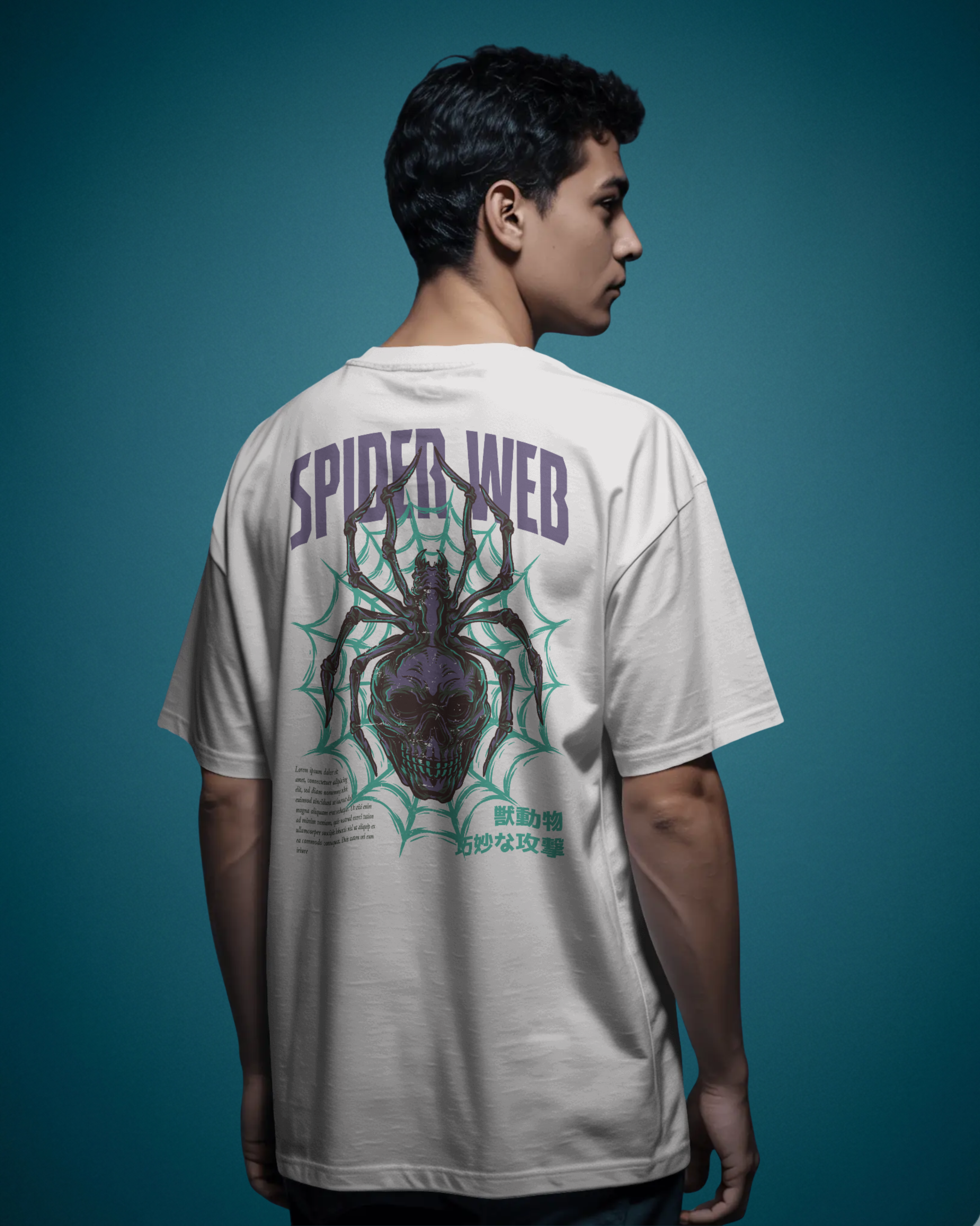 SPIDER WEB Tshirt (White)