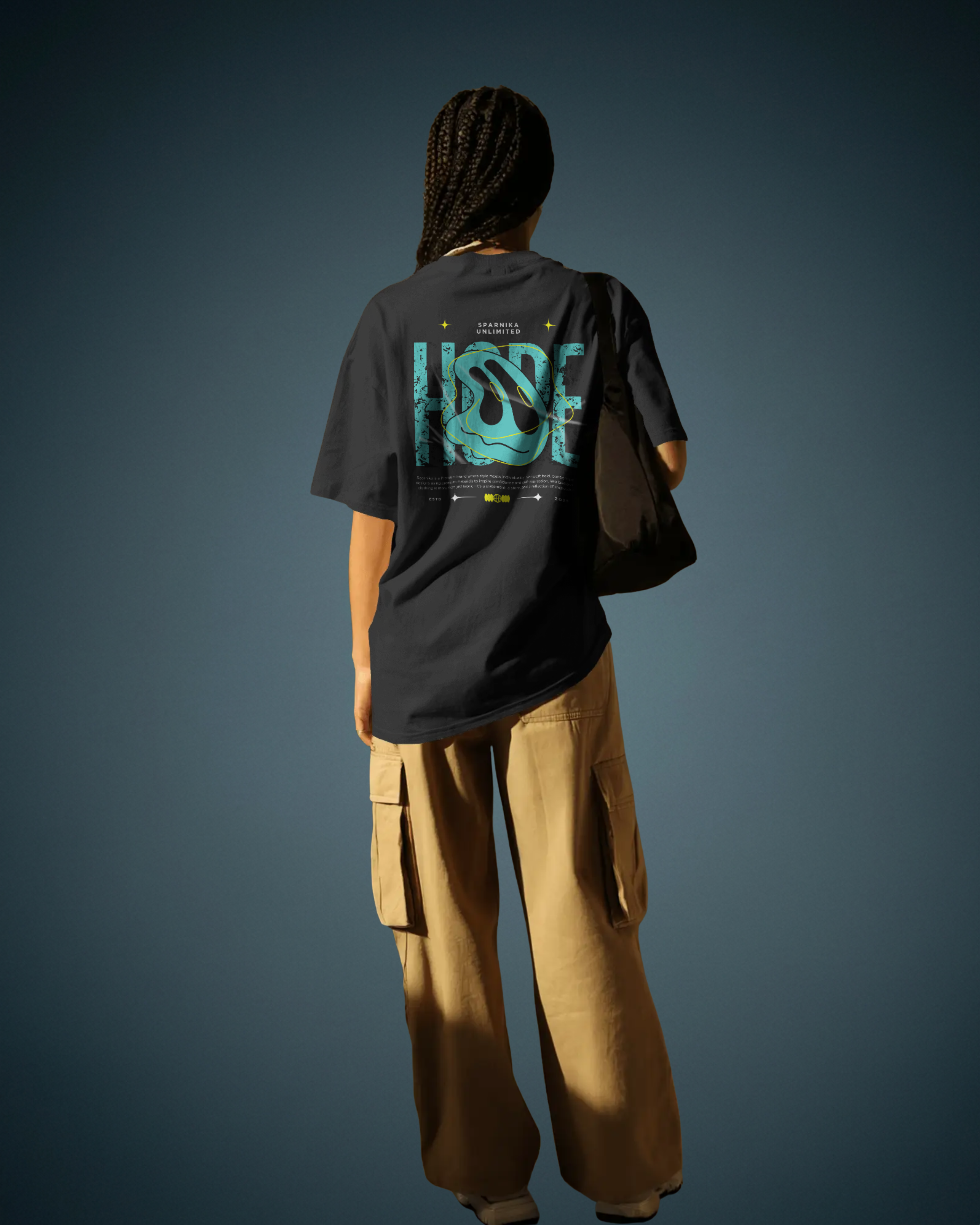 HOPE Oversize Tshirt (Black)