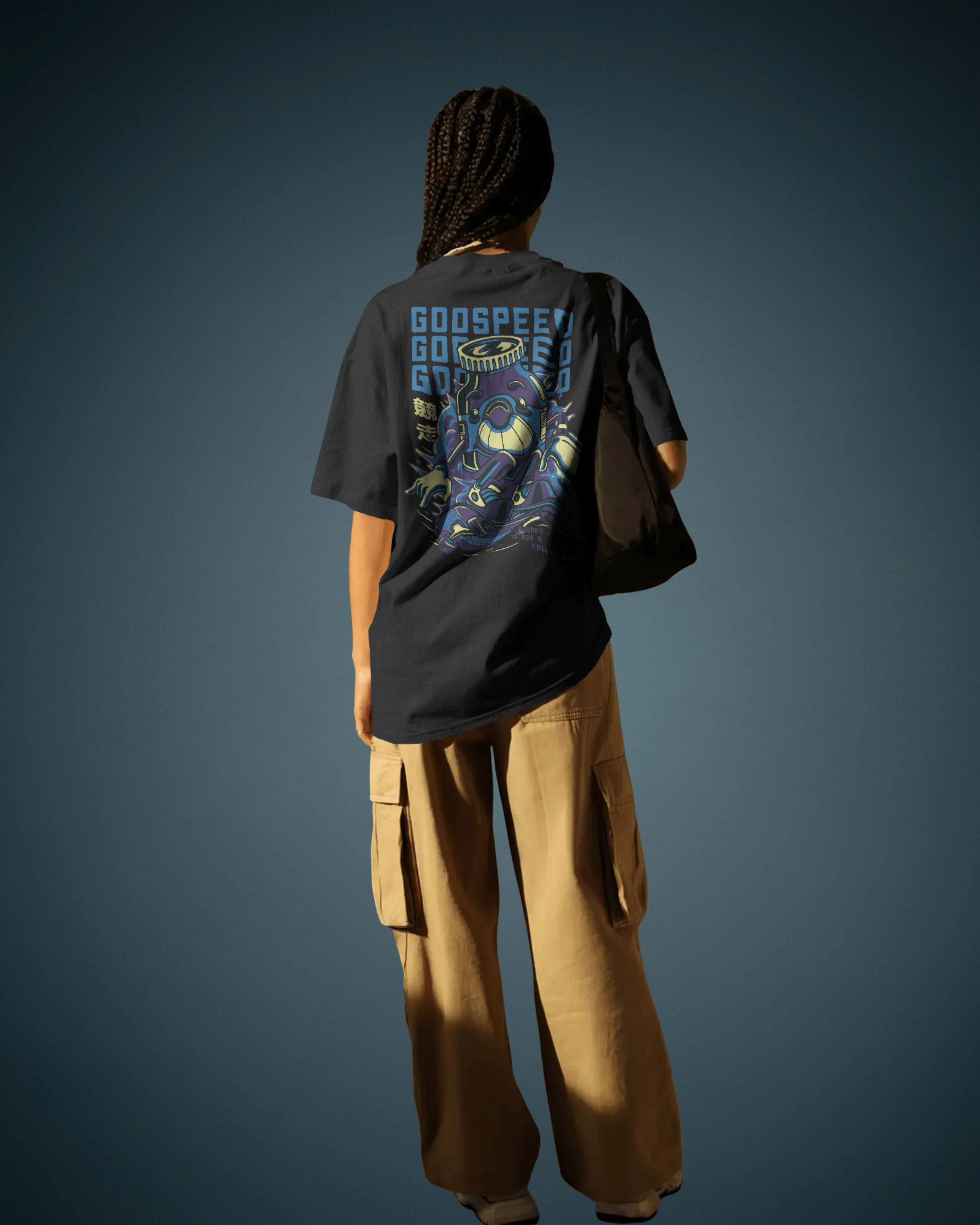 GODSPEED Oversize Tshirt (Black)