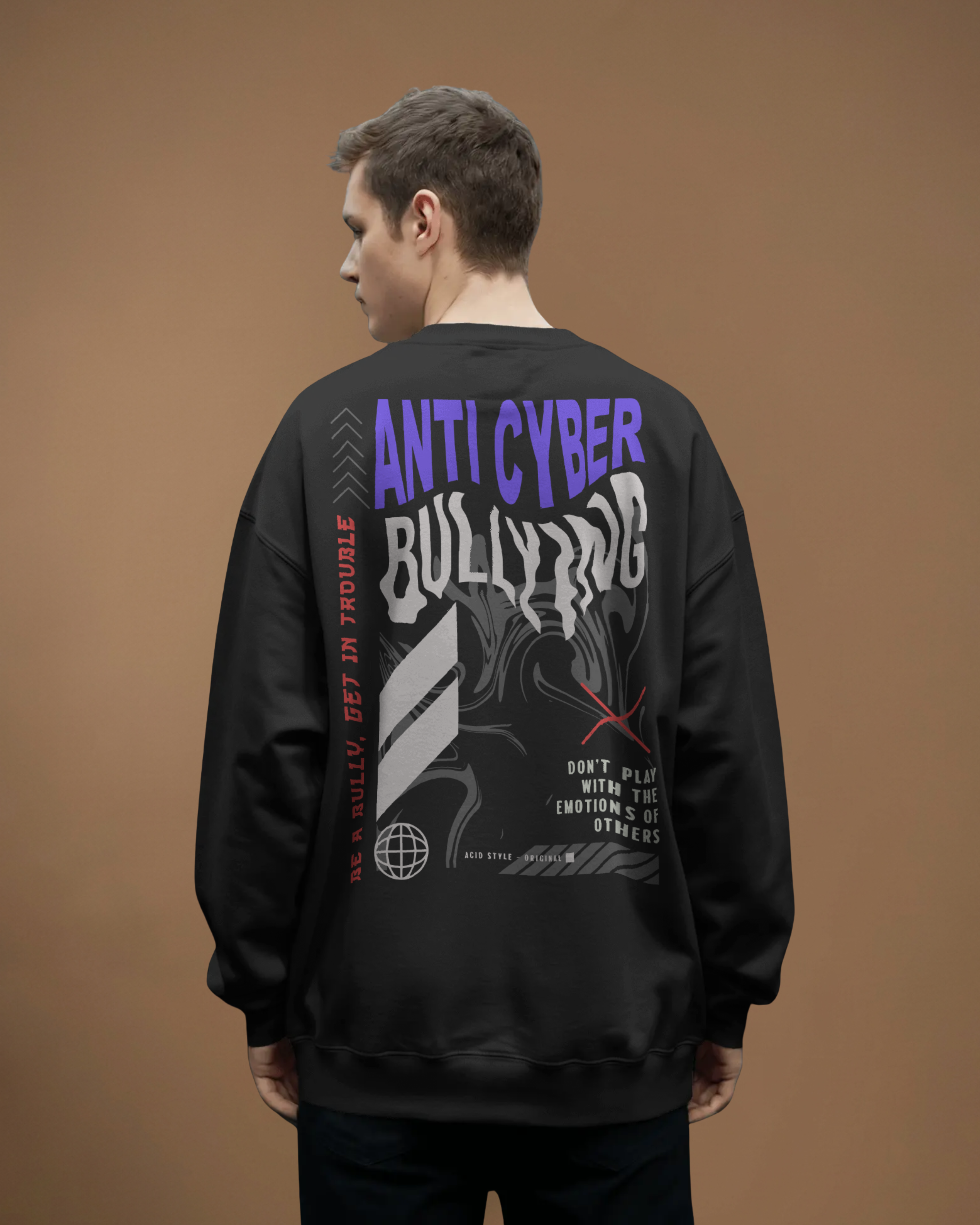ANTI CYBER Sweatshirt (Black)