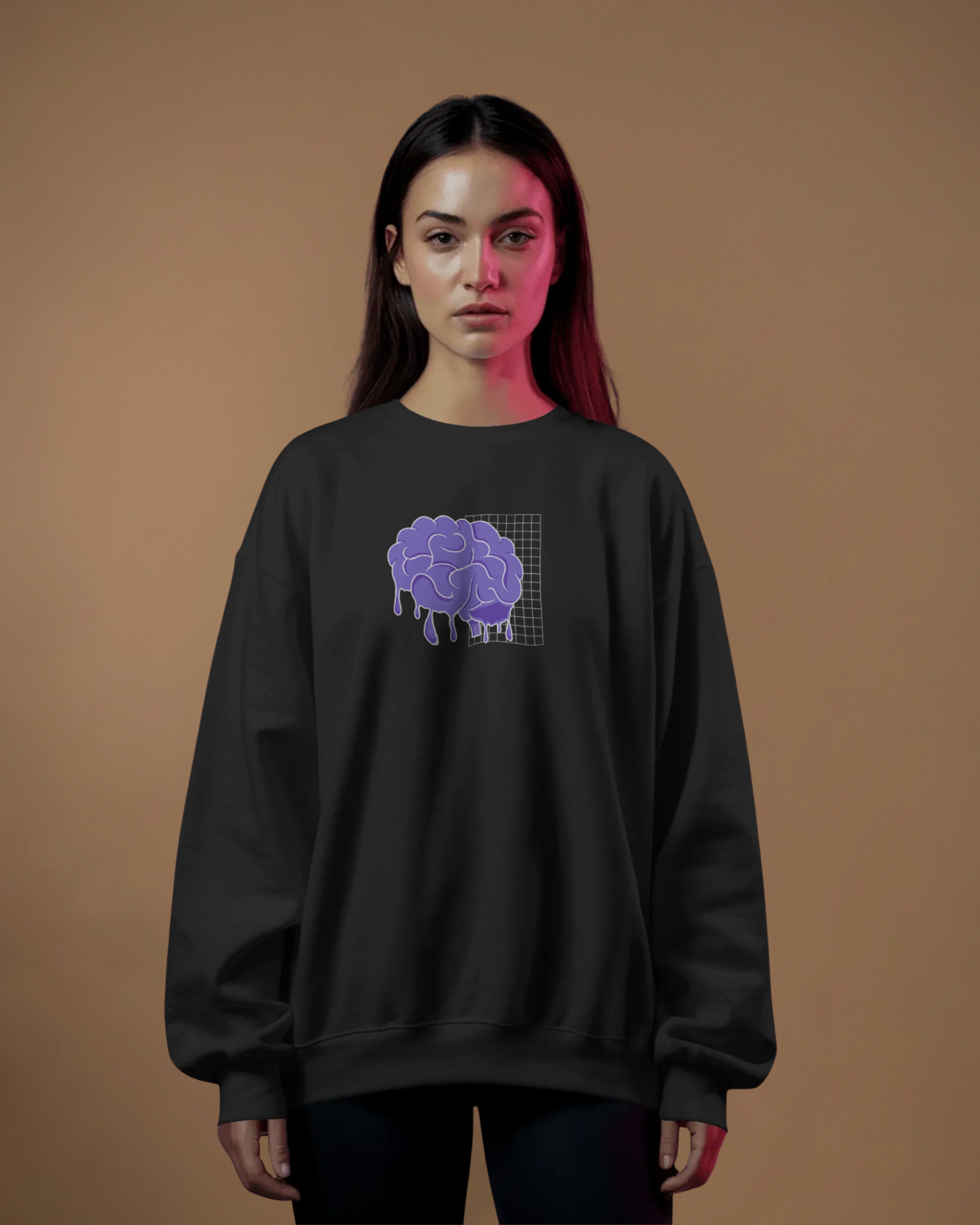 BRAIN DAMAGE Sweatshirt (Black)