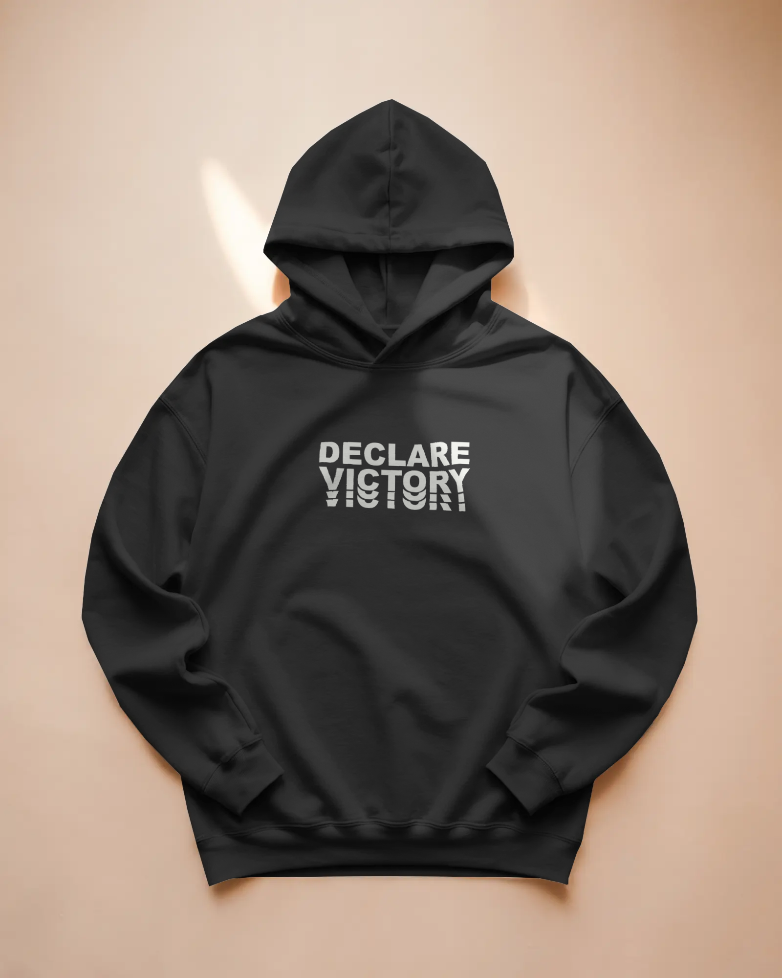 DECLARE VICTORY Oversize Hoodie (Black)